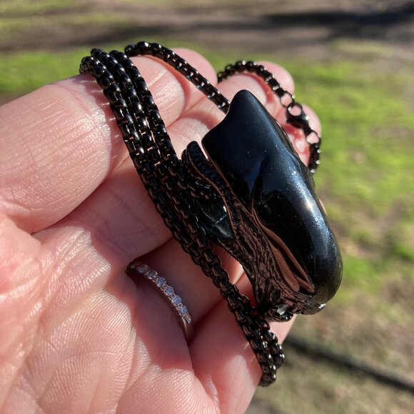 Unisex Black Stainless Steel Xenomorph Alien Jewelry Pendant - Picture 7 of 7